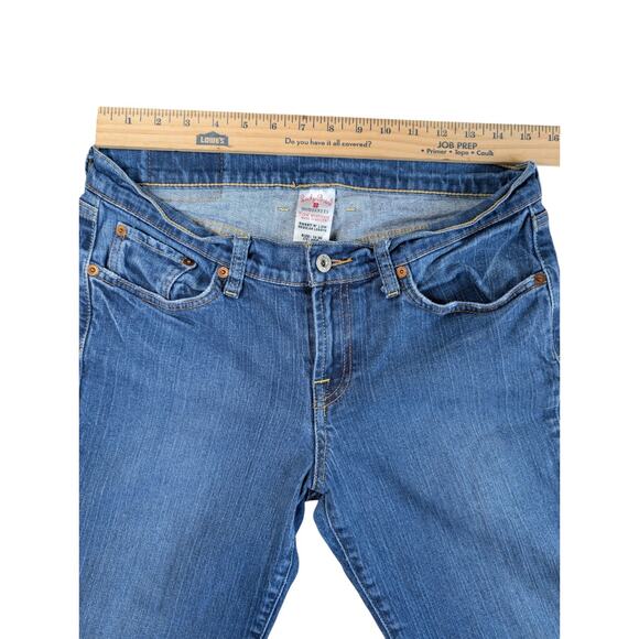 Lucky Brand Sweet n Low Women's Distressed Denim Jeans Size 10/30 Y2k - Picture 5 of 9